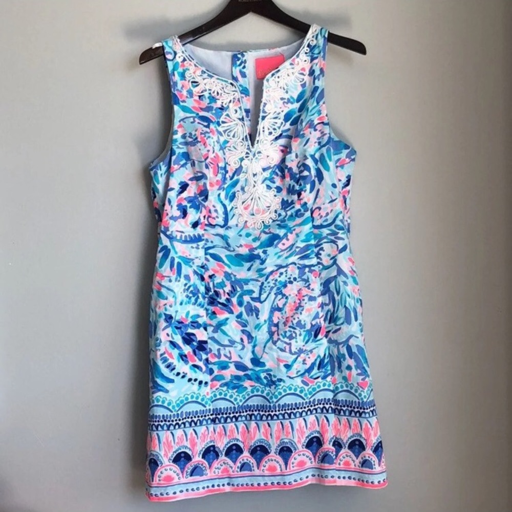 Lily Pulitzer Gabby Shift Dress Sz 10
